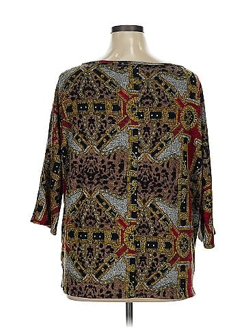 Olivia Blu 3/4 Sleeve Blouse (view 2)