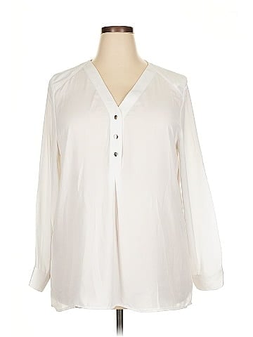 Ashley Stewart Long Sleeve Blouse (view 1)