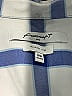 Foxcroft Checkered-gingham Blue 3/4 Sleeve Button-Down Shirt Size 18 - photo 7