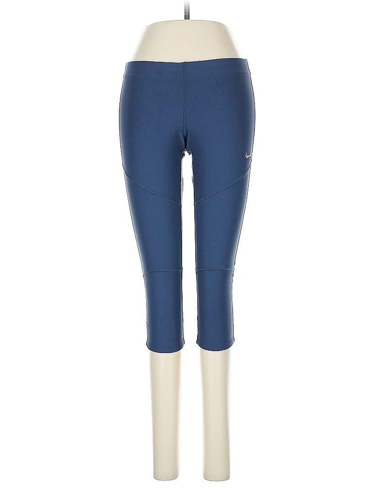 Pre-owned Nike Active Pants In Blue