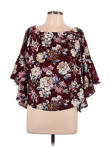 Jealous Tomato 3/4 Sleeve Blouse (view 1)