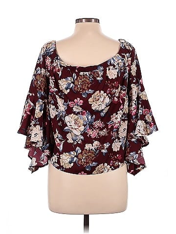 Jealous Tomato 3/4 Sleeve Blouse (view 2)