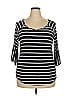 Roommates Blue 3/4 Sleeve T-Shirt Size 1X - photo 1