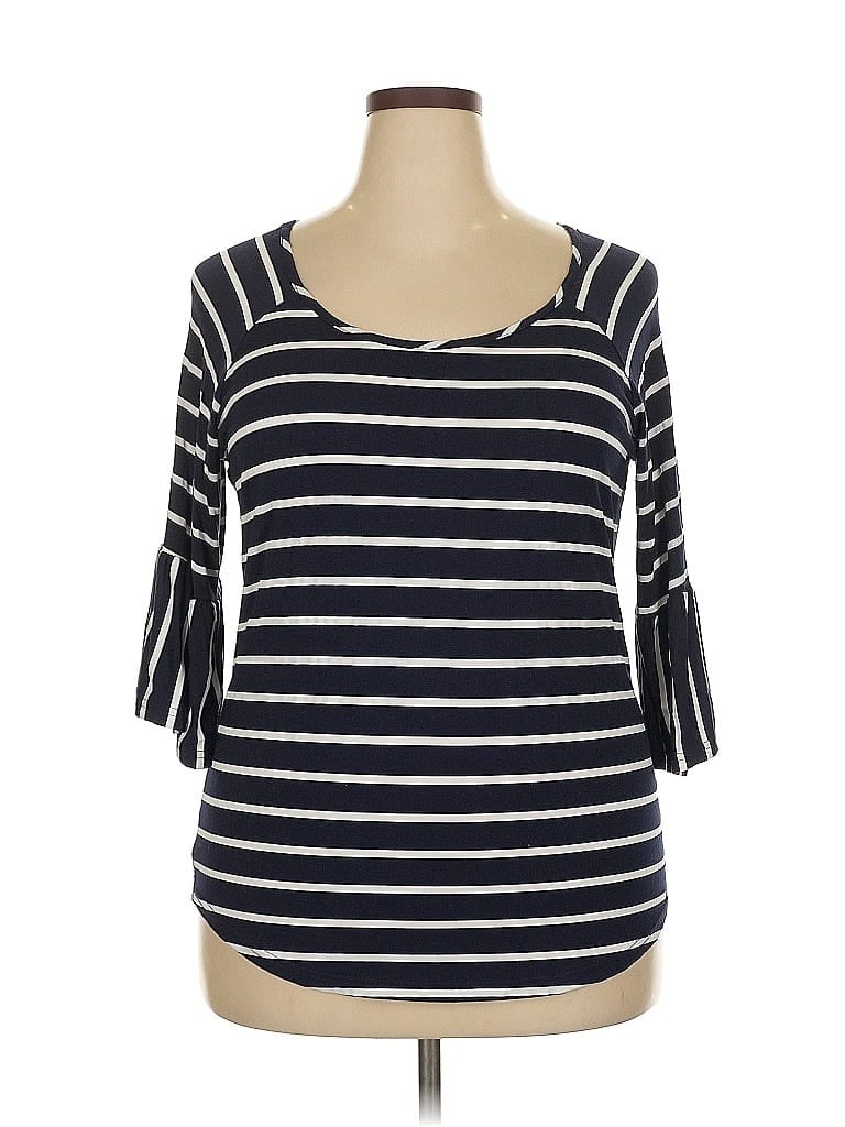 Roommates Blue 3/4 Sleeve T-Shirt Size 1X - photo 1