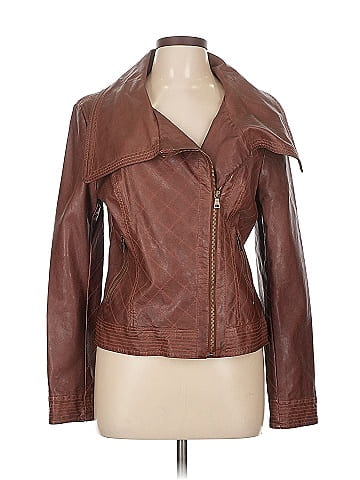 CoffeeShop Faux Leather Jacket (view 1)