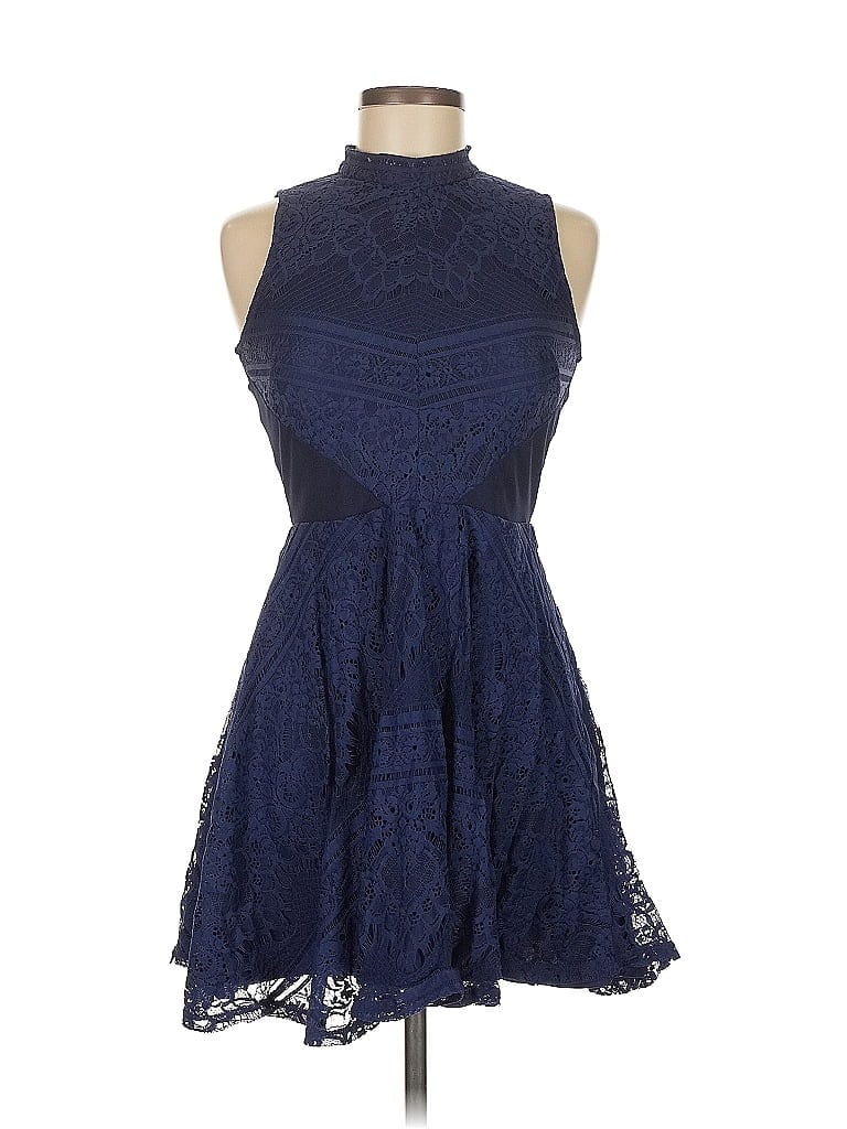Pre-owned Alya Cocktail Dress In Blue