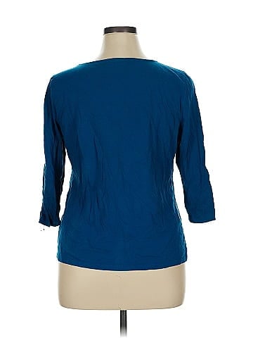 Dana Buchman 3/4 Sleeve Top (view 2)