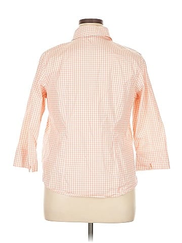 Jessica London 3/4 Sleeve Button-Down Shirt (view 2)