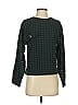 Zara Basic Houndstooth Green Pullover Sweater Size S - photo 1