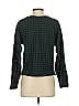 Zara Basic Houndstooth Green Pullover Sweater Size S - photo 2
