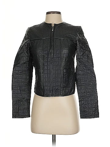 Zara Basic Leather Jacket (view 1)