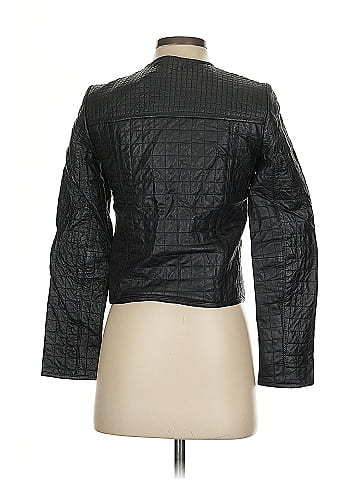 Zara Basic Leather Jacket (view 2)
