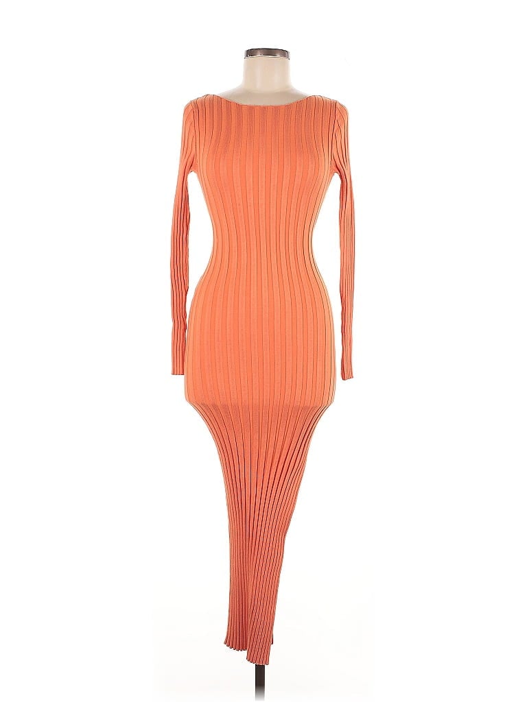 Pre-owned Olive & Oak Casual Dress In Orange