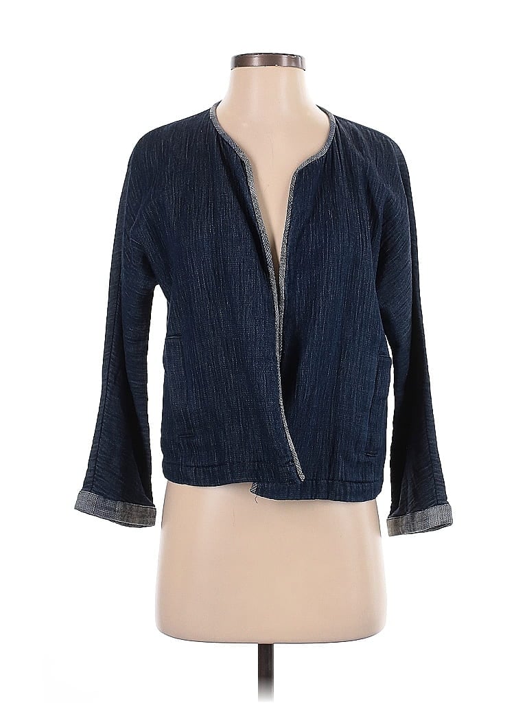 Click to view more detailed imagery on our partner's website Pre-owned Eileen Fisher Denim Jacket In Blue