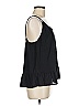 Gap 100% Polyester Black Sleeveless Blouse Size 6 - photo 4