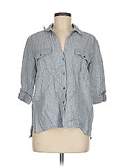James Perse 3/4 Sleeve Button Down Shirt