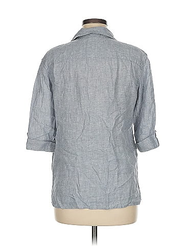 James Perse 3/4 Sleeve Button-Down Shirt (view 2)