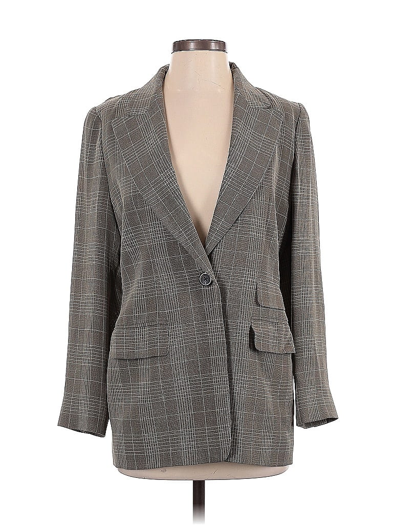 Pre-owned Linda Allard Ellen Tracy Blazer Jacket In Green