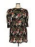Rebecca Minkoff 100% Cotton Tropical Black Casual Dress Size XXL - photo 1