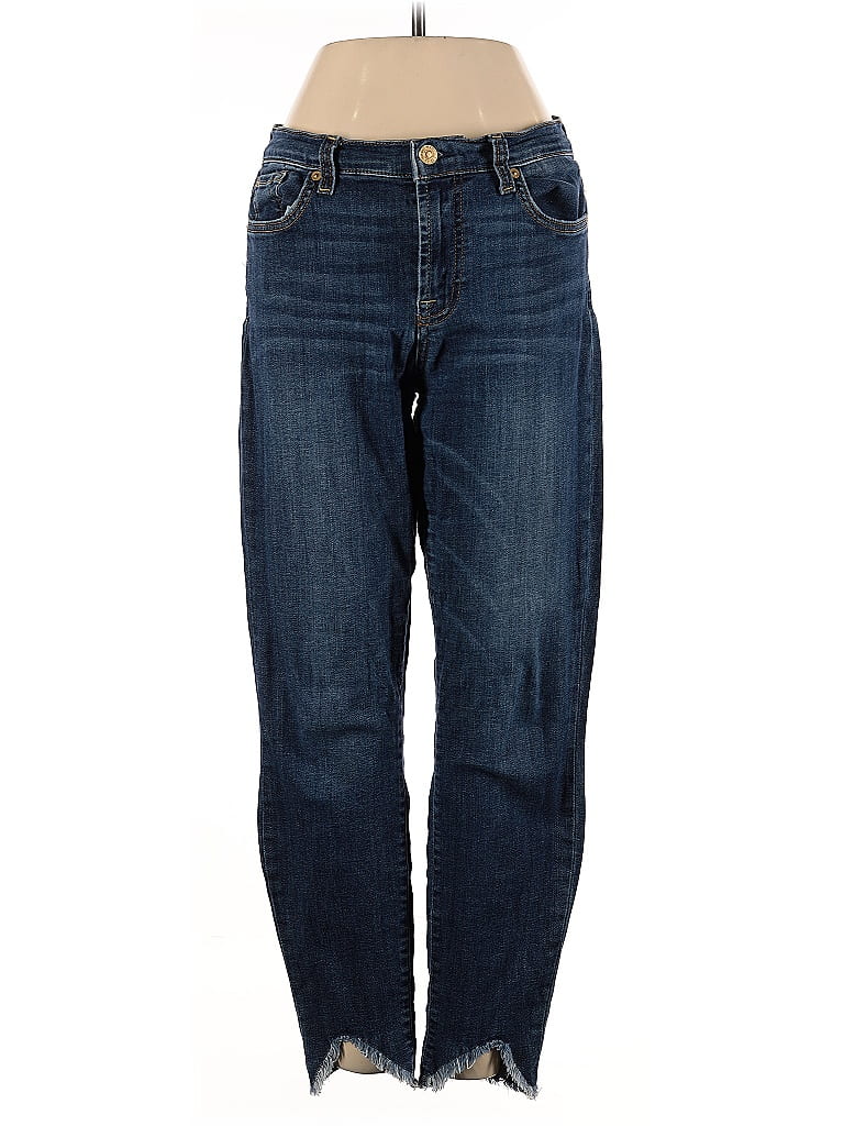 Pre-owned 7 For All Mankind Jeans In Blue