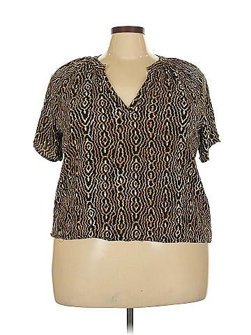 Melrose and Market Short Sleeve Blouse (view 1)