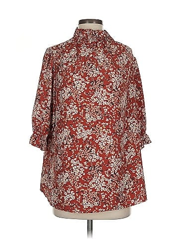 2 Hearts 3/4 Sleeve Blouse (view 1)