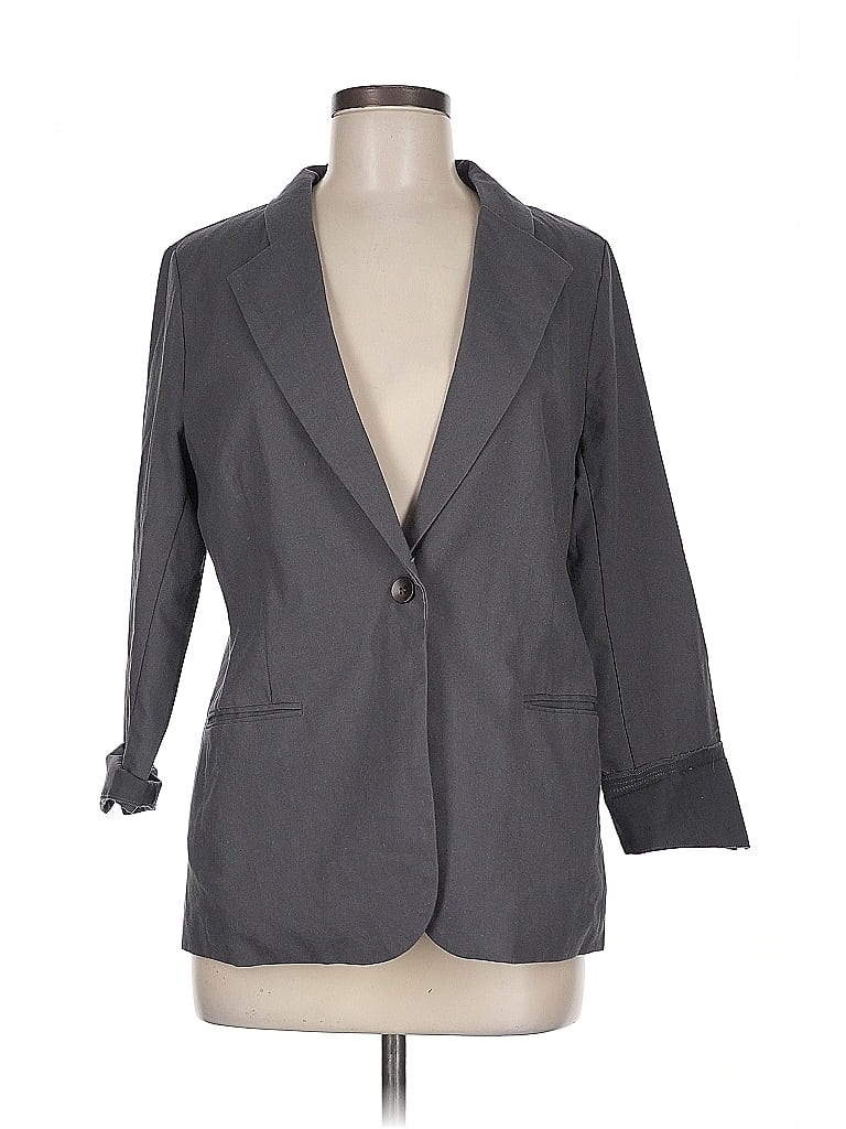 Pre-owned Unbranded Blazer Jacket In Gray