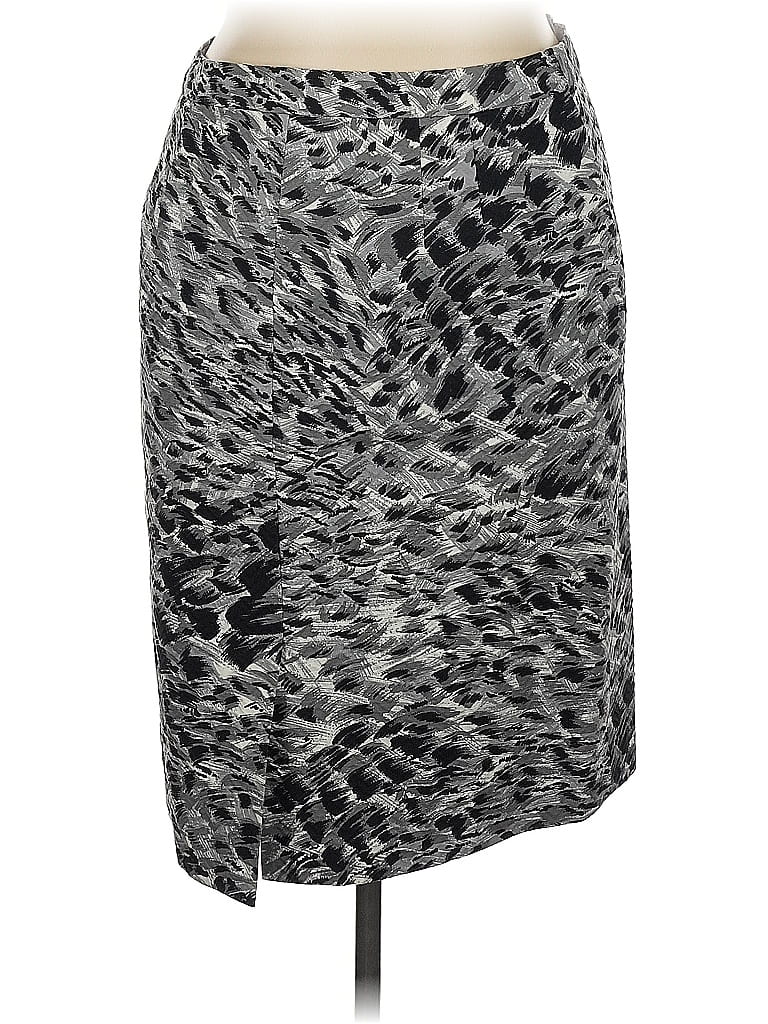 Click to view more detailed imagery on our partner's website Pre-owned Talbots Casual Skirt In Silver