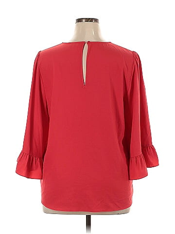Kensie 3/4 Sleeve Blouse (view 2)