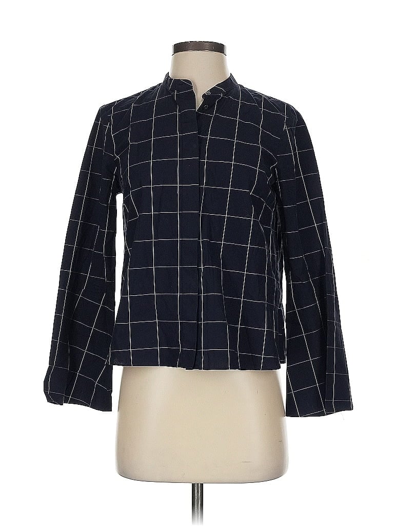 Click to view more detailed imagery on our partner's website Pre-owned Madewell Long Sleeve Blouse In Black