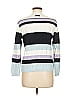 Liz Claiborne 100% Cotton Color Block Blue Pullover Sweater Size M - photo 2