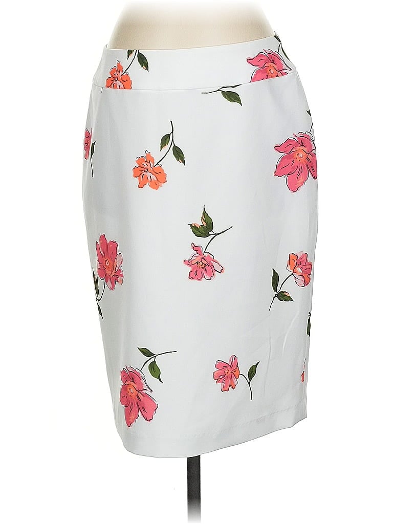 Pre-owned Nine West Formal Skirt In White