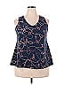 Jenny Boston Blue Sleeveless Blouse Size L - photo 1