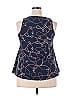 Jenny Boston Blue Sleeveless Blouse Size L - photo 2
