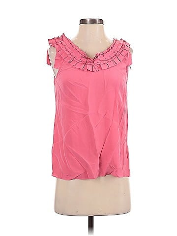 Tibi Sleeveless Silk Top (view 1)