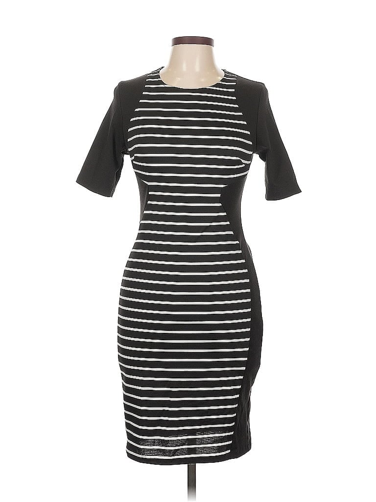 Pre-owned Bar Iii Casual Dress In Black