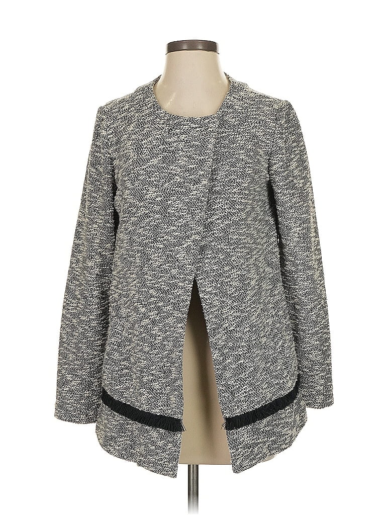 Pre-owned Logo By Lori Goldstein Jacket In Gray