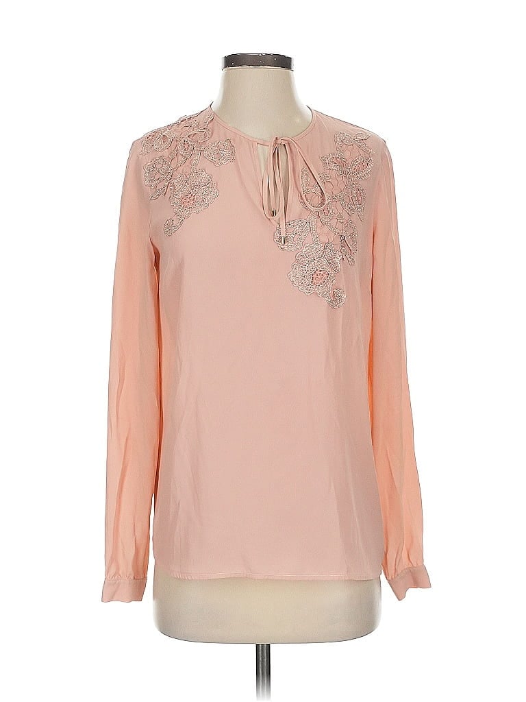 Pre-owned Blumarine Long Sleeve Blouse In Pink