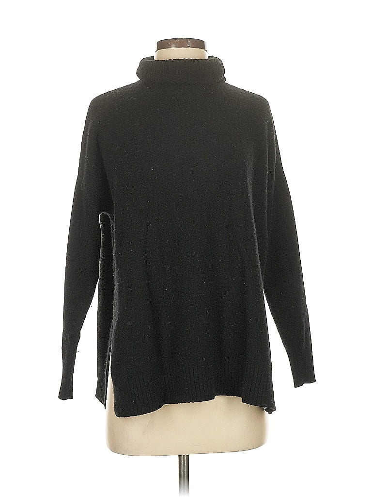 Pre-owned H&m Cashmere Pullover Sweater In Black