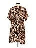 Unbranded 100% Polyester Animal Print Brown Tan Casual Dress Size S - photo 2