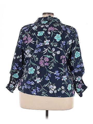 Karen Scott Sport 3/4 Sleeve Blouse (view 2)