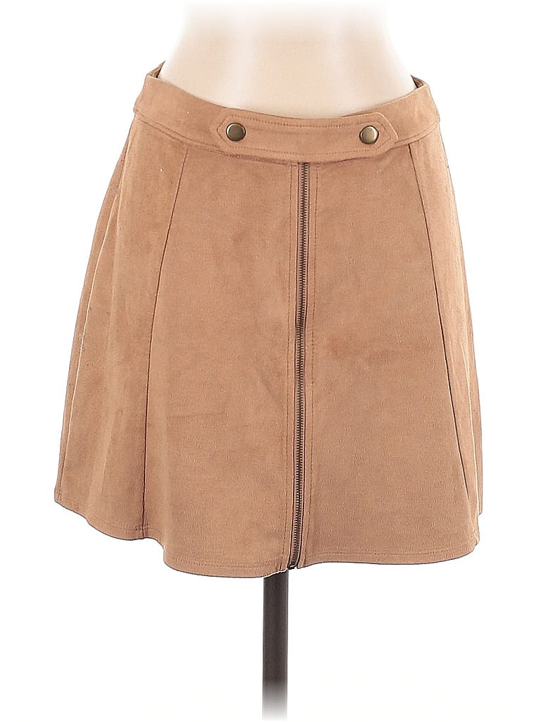 Click to view more detailed imagery on our partner's website Pre-owned Aqua Casual Skirt In Brown