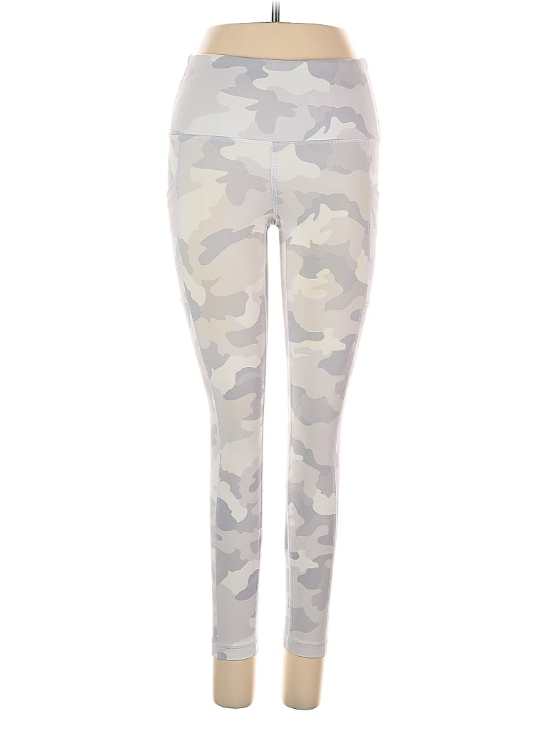 Pre-owned Yogalicious Leggings In Gray