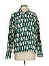 Hanna Andersson 100% Cotton Print Green Long Sleeve Blouse Size S - photo 1