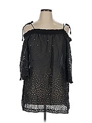 Johnny Was 3/4 Sleeve Top