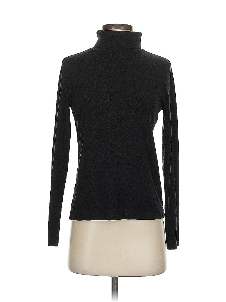 Pre-owned Uniqlo Turtleneck Sweater In Black