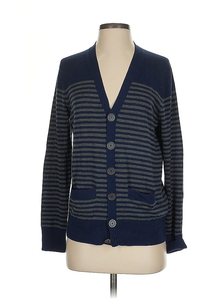Click to view more detailed imagery on our partner's website Pre-owned Cardigan Sweater Wool Sweater In Blue