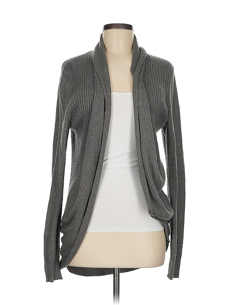 Pre-owned Banana Republic Cardigan Sweater In Gray