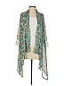 Meritt 100% Polyester Teal Kimono Size 0 - photo 1
