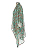 Meritt 100% Polyester Teal Kimono Size 0 - photo 5